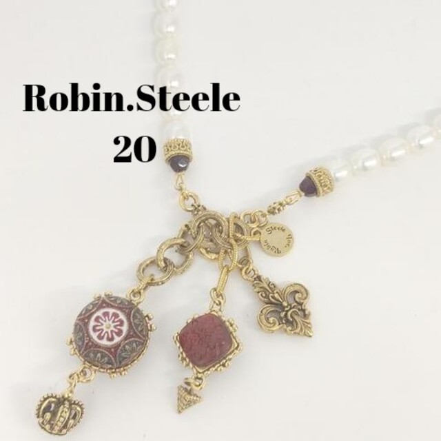 ⑳Robin.Steele ロビンスティール ネックレス 淡水パール