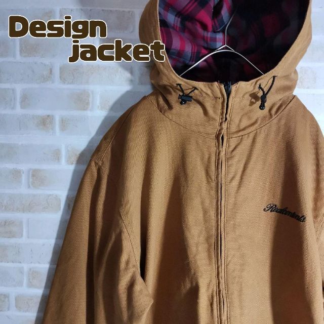 デザイン ダック ジャケット アクティブ キャメル ワークパーカー メンズのジャケット/アウター(ブルゾン)の商品写真