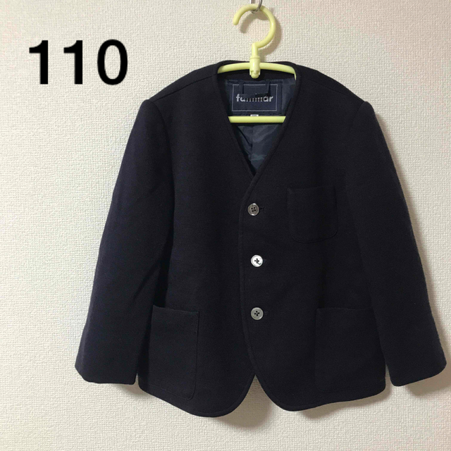 familiar(ファミリア)のファミリア　familiar   ジャケット　110cm ネイビー　紺 キッズ/ベビー/マタニティのキッズ服男の子用(90cm~)(ジャケット/上着)の商品写真