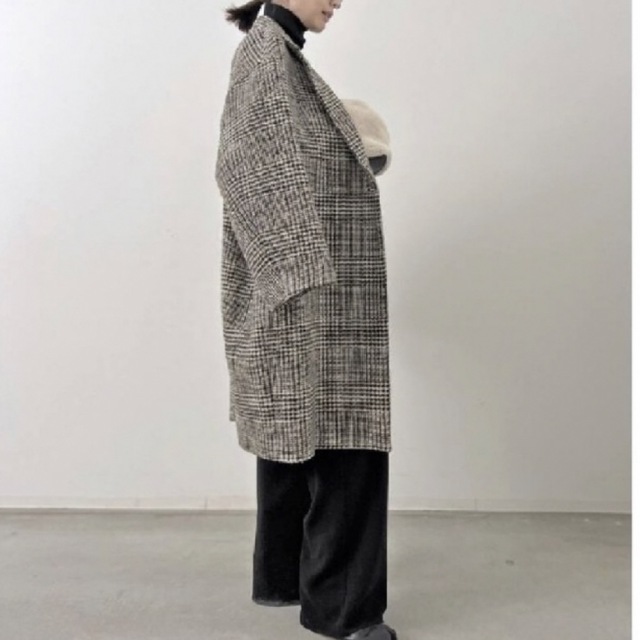 L'Appartement DEUXIEME CLASSE(アパルトモンドゥーズィエムクラス)のＬ'Appartement  check W Coat♦︎チェックダブルコート レディースのジャケット/アウター(ロングコート)の商品写真