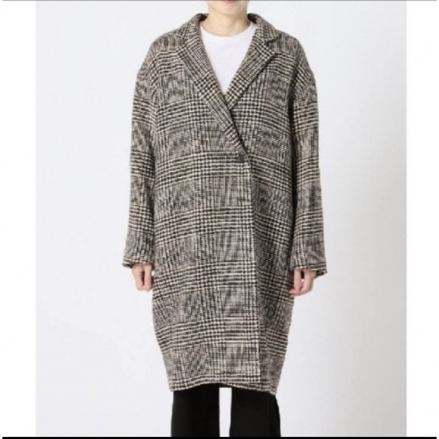 L'Appartement DEUXIEME CLASSE(アパルトモンドゥーズィエムクラス)のＬ'Appartement  check W Coat♦︎チェックダブルコート レディースのジャケット/アウター(ロングコート)の商品写真