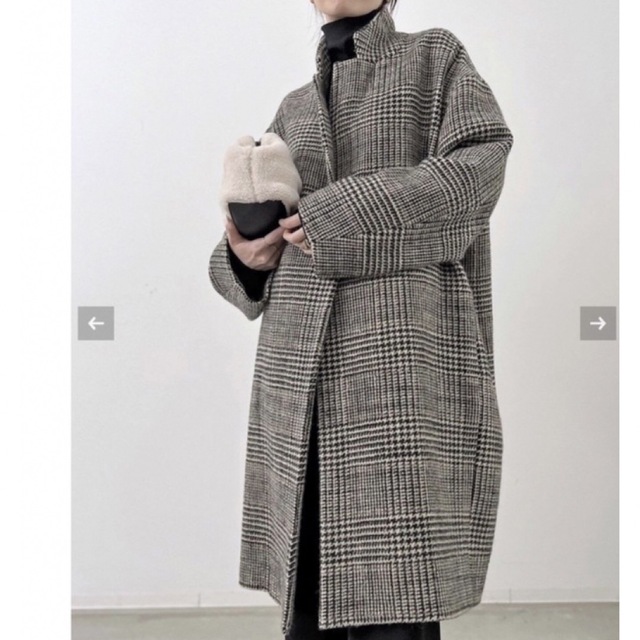 L'Appartement DEUXIEME CLASSE - Ｌ'Appartement  check W Coat♦︎チェックダブルコート