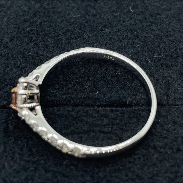 pt950 ピンクダイヤモンド　リング レディースのアクセサリー(リング(指輪))の商品写真