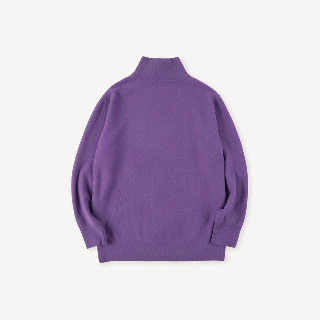 1LDK SELECT(ワンエルディーケーセレクト)のRYE TENDER CHAMBERS MOCK NECK 紫 メンズのトップス(ニット/セーター)の商品写真