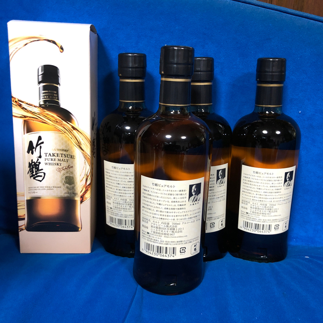 ニッカウイスキー竹鶴 700ml 4本 ニッカウイスキー竹鶴 700ml 4本