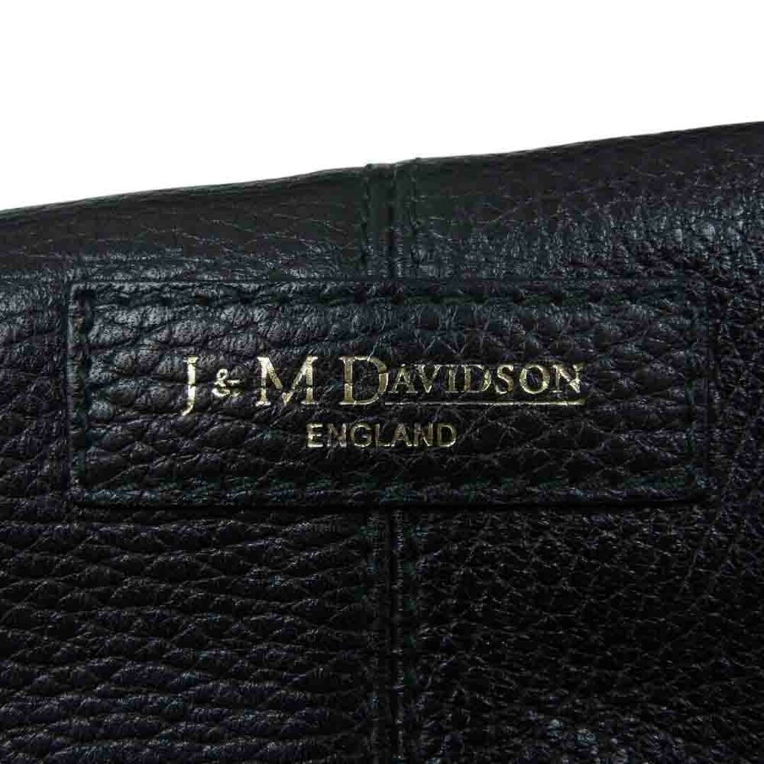J&M DAVIDSON(ジェイアンドエムデヴィッドソン)のJ&M Davidson ジェイアンドエムデヴィッドソン 2WAY ロゴ レザー ショルダーバッグ ブラック系【中古】 レディースのバッグ(メッセンジャーバッグ)の商品写真