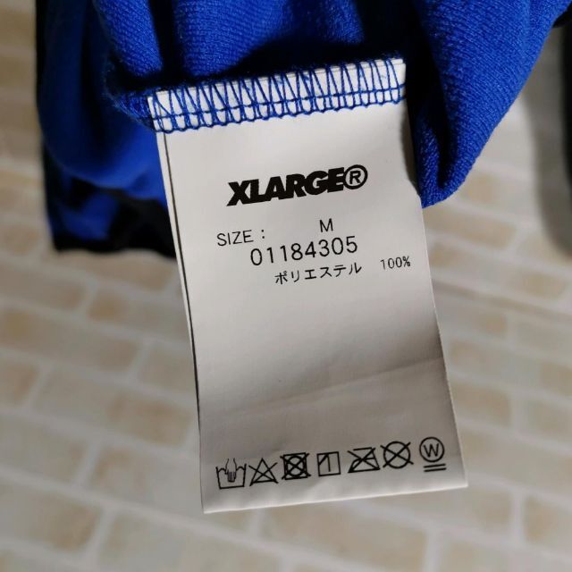 XLARGE(エクストララージ)のXLARGE フリース ジャケット ハーフジップ バイカラー 古着 メンズのジャケット/アウター(ブルゾン)の商品写真