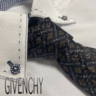 ジバンシィ(GIVENCHY)のジバンシー　ネクタイ【美品】現行品　4Gロゴ総柄　ブランドネーム(ネクタイ)