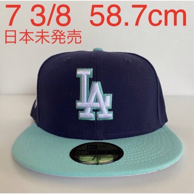 New Era Cap 3/8 ツバ裏ホワイト ニューエラ ドジャース キャップ