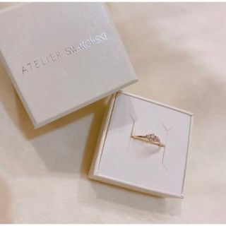 未使用 SWAROVSKI スワロフスキー MARCH OWL フクロウ モチーフ リング