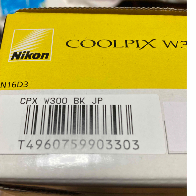 Nikon(ニコン)のNikon COOLPIX W W300 BLACK  未記入保証書有 スマホ/家電/カメラのカメラ(コンパクトデジタルカメラ)の商品写真