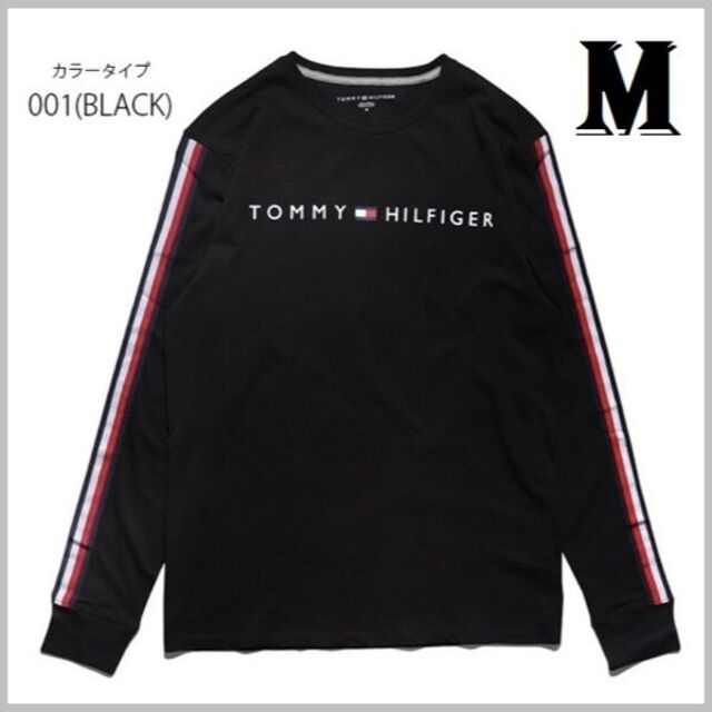 TOMMY HILFIGER(トミーヒルフィガー)のNASH LS TEE　ロングスリーブTシャツ　ブラック　Mサイズ メンズのトップス(Tシャツ/カットソー(七分/長袖))の商品写真