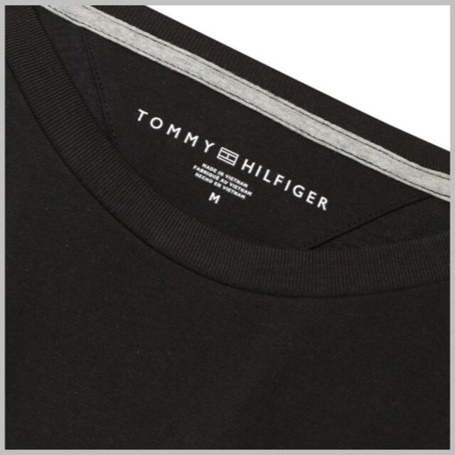 TOMMY HILFIGER(トミーヒルフィガー)のNASH LS TEE　ロングスリーブTシャツ　ブラック　Mサイズ メンズのトップス(Tシャツ/カットソー(七分/長袖))の商品写真