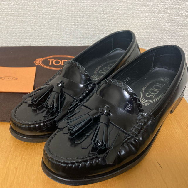 確約品　TOD'S タッセルローファー トッズ  35.5  22.5 23