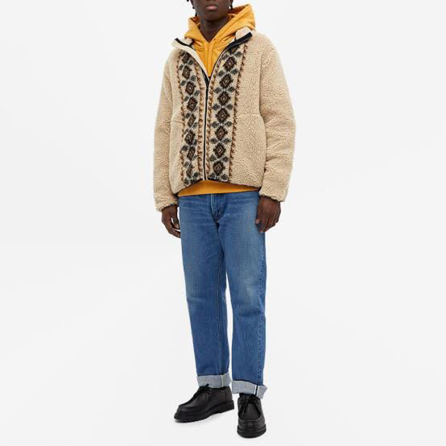 フラワープリント stussy noma sherpa jacket - crumiller.com