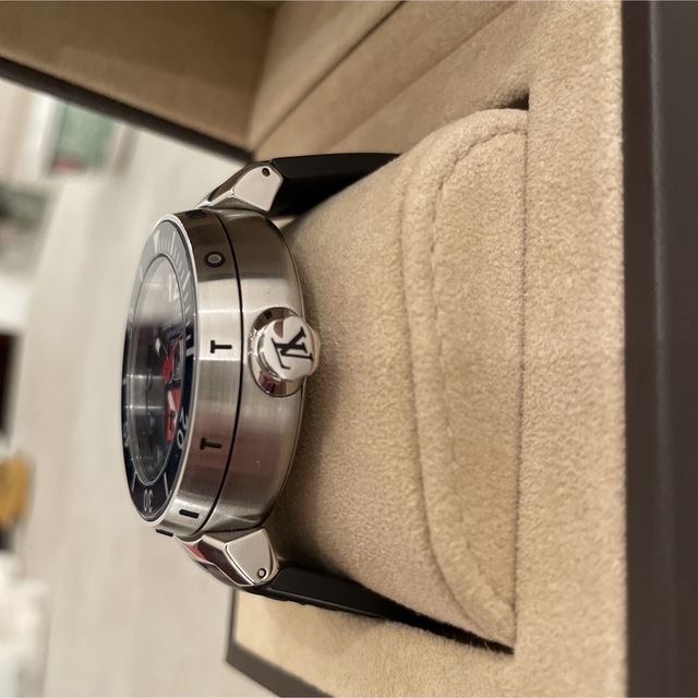 【美品】ルイヴィトン タンブール ダイビング Q103F 自動巻 腕時計