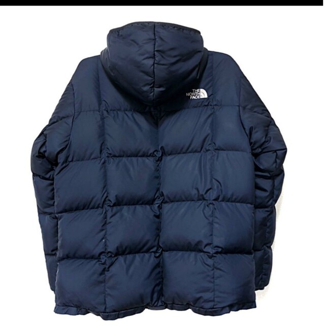 THE NORTH FACE(ザノースフェイス)の美品!ノースフェイス☆リバーシブルダウンジャケット 子供サイズ ネイビー キッズ/ベビー/マタニティのキッズ服男の子用(90cm~)(ジャケット/上着)の商品写真