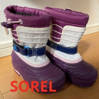 ソレル(SOREL)のSOREL ソレル　スノーブーツ　キッズ　13.0 美品(ブーツ)