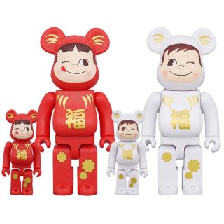 ベアブリック(BE@RBRICK)のBE＠RBRICK 達磨 ペコちゃん & ポコちゃん 100% & 400% (その他)