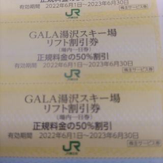 ジェイアール(JR)のＪＲ東日本優待券のガーラ湯沢スキー場20名様1200円(スキー場)