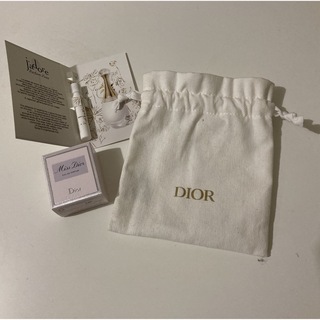 ディオール(Dior)のDior【新品】3点セット オードゥ パルファン 5ml 巾着ポーチ付き(香水(女性用))