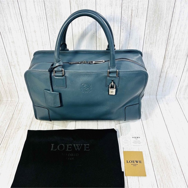 贅沢品 LOEWE - 【美品】ロエベ ハンドバッグ アマソナ35 ミニボストン 贅沢品 LOEWE - 【美品】ロエベ ハンドバッグ アマソナ35 ミニボストン