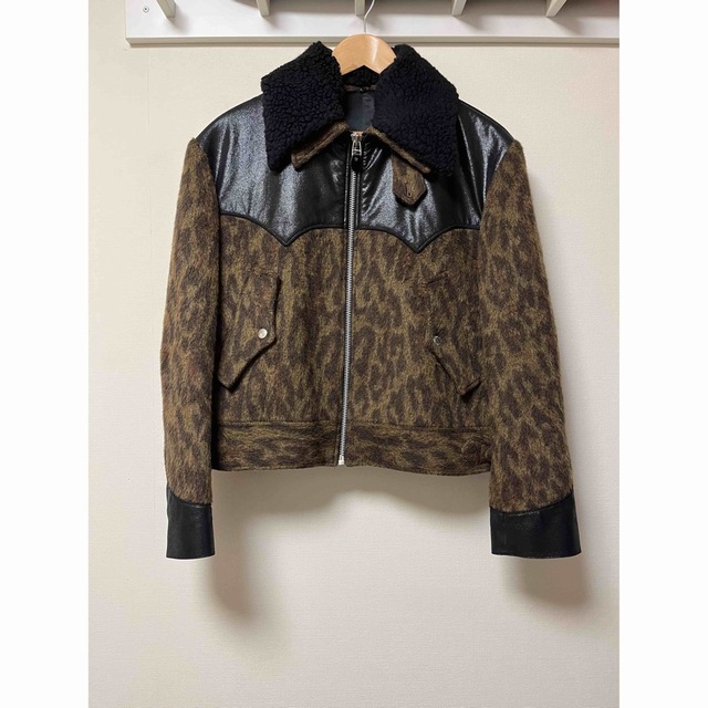 johnlawrencesullivan leopard jacket 18aw