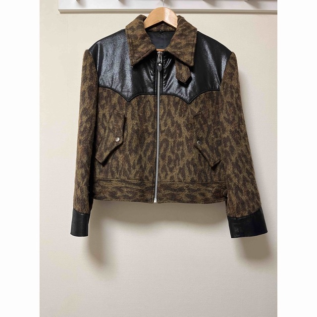 JOHN LAWRENCE SULLIVAN(ジョンローレンスサリバン)のjohnlawrencesullivan leopard jacket 18aw メンズのジャケット/アウター(ブルゾン)の商品写真