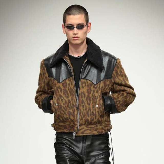 johnlawrencesullivan leopard jacket 18aw