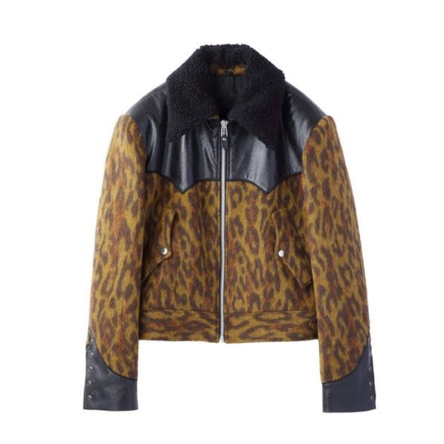 JOHN LAWRENCE SULLIVAN(ジョンローレンスサリバン)のjohnlawrencesullivan leopard jacket 18aw メンズのジャケット/アウター(ブルゾン)の商品写真