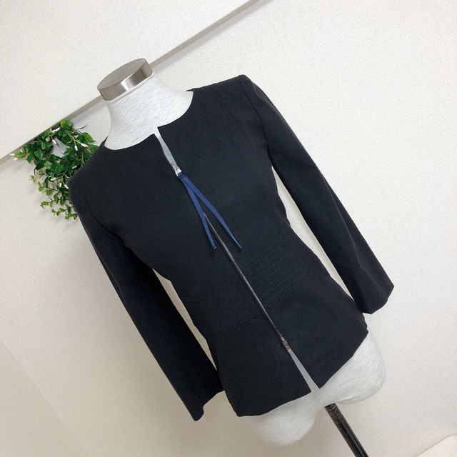 Harrods - 【未使用】ハロッズ Harrodsノーカラージャケット Harrods - 【未使用】ハロッズ Harrodsノーカラージャケット