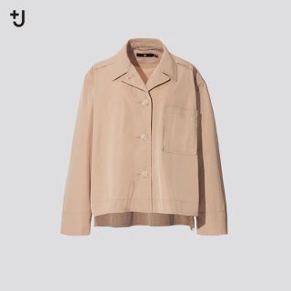 ユニクロ(UNIQLO)の【新品タグ付き】UNIQLO ジルサンダー オーバーサイズシャツジャケット(ナイロンジャケット)