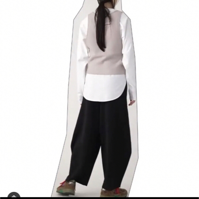 ナゴンスタンス コクーンワイドパンツ カーキ nagonstans