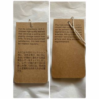 最終価格【新品未使用】【A.P.C】カーブレザー二つ折り財布ブラック 旧ロゴ