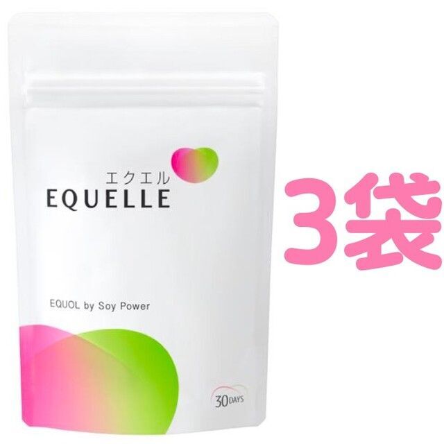 ★大塚製薬 EQUELLE エクエル パウチ 120粒(30日分)×3袋