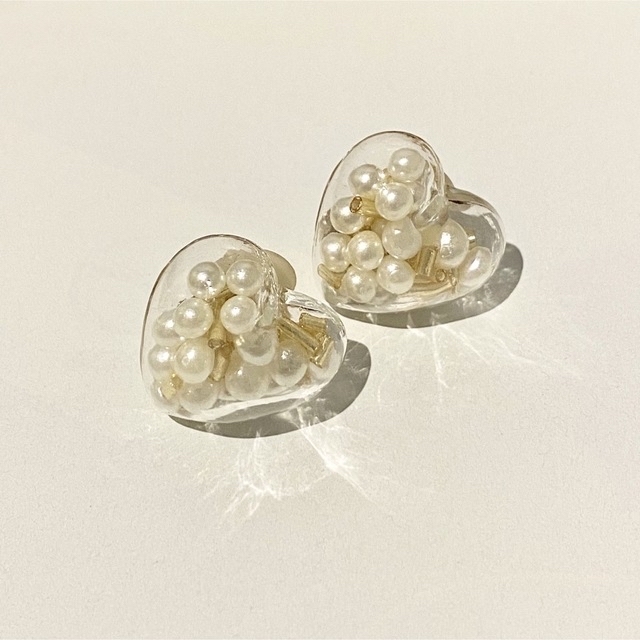 vintage | handmade heart earring