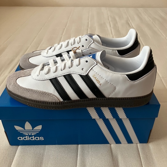 adidas Originals 24㎝ SAMBA OG WHITE サンバ - スニーカー