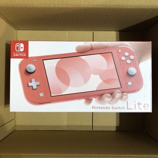 Nintendo Switch light スイッチ コーラル ピンク 本体(携帯用ゲーム機本体)