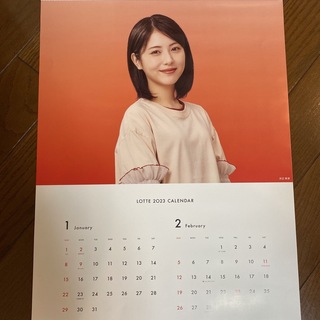 【新品】LOTTE カレンダー 非売品（匿名配送）(アイドルグッズ)
