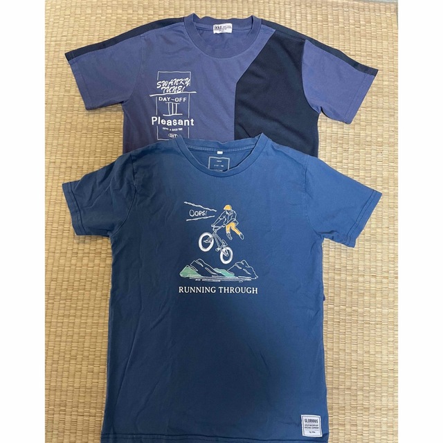 ikka(イッカ)のikka  Tシャツ　2枚組　160   キッズ キッズ/ベビー/マタニティのキッズ服男の子用(90cm~)(Tシャツ/カットソー)の商品写真