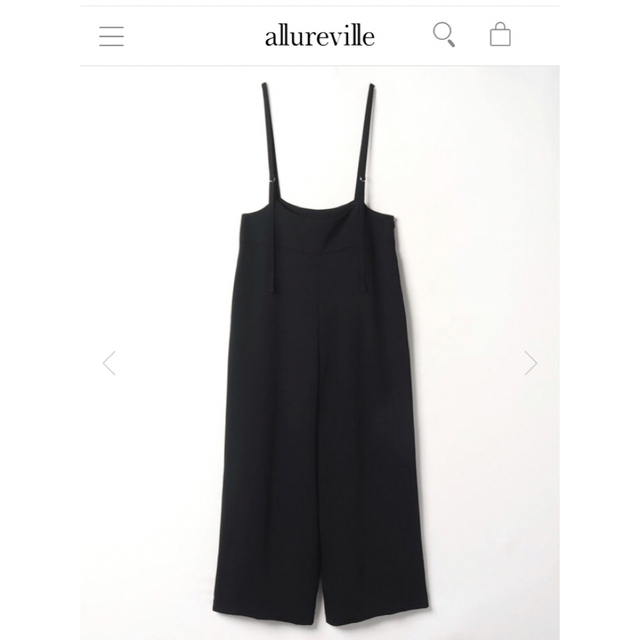 allureville - アルアバイル ルルウィルビー サロペットワイドパンツの