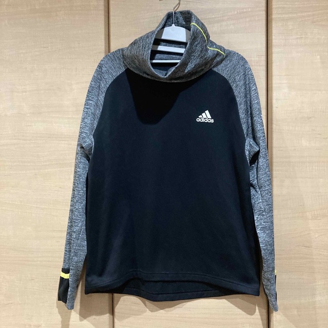 adidas(アディダス)のadidas 裏起毛　上下ベスト3点セット　160cm キッズ/ベビー/マタニティのキッズ服男の子用(90cm~)(その他)の商品写真