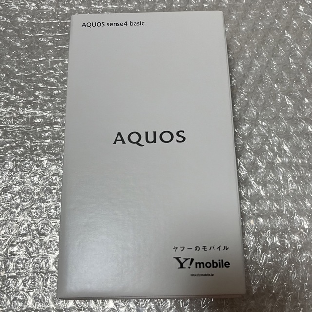 89mm本体重量【完全未使用/新品】AQUOS sense4 basic ブラック