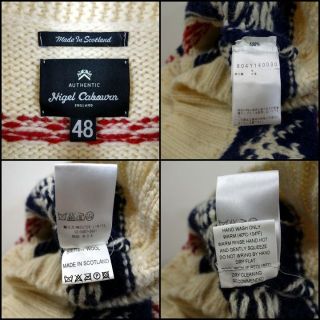 Nigel Cabourn - 【良品】ナイジェルケーボン ノルディック柄