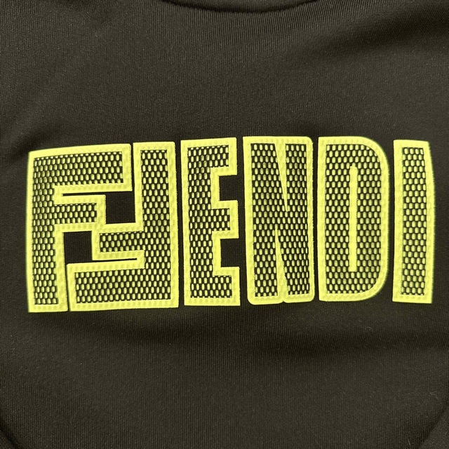 激レア　美品FENDI パーカーセットアップ　ブラック×イエロー