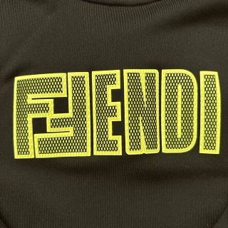 激レア 美品 FENDI パーカーセットアップ ブラック×イエロー