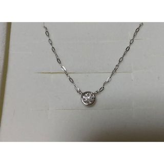 【現行品】4℃✩.*˚一粒ダイアネックレス