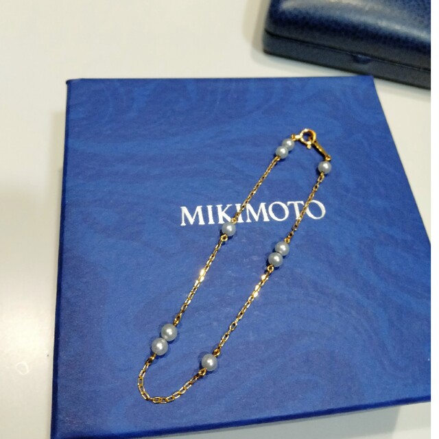 MIKIMOTO(ミキモト)のミキモト　K18 デザインベビーパールブレスレット　現行品 レディースのアクセサリー(ブレスレット/バングル)の商品写真