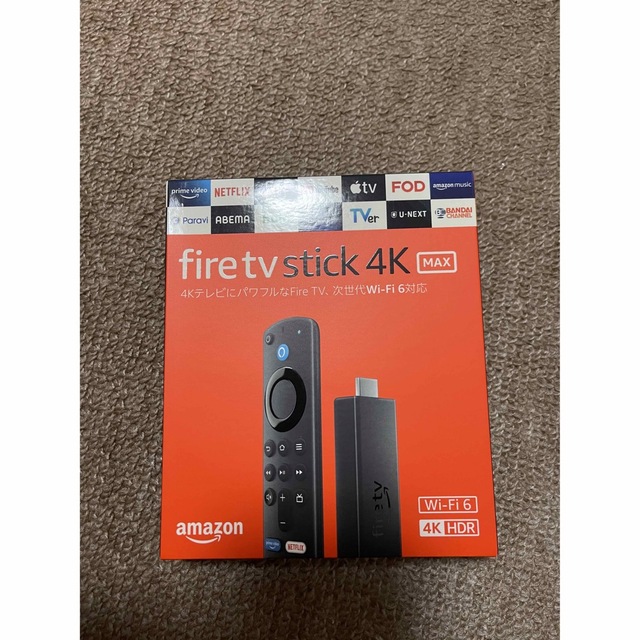 Amazon fire tv stick 4K max. 新品未開封