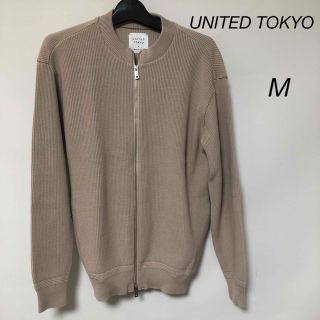 ユナイテッドトウキョウ(UNITED TOKYO)のUNITED TOKYO 畦ZIPクルーネックカーディガン(ニット/セーター)